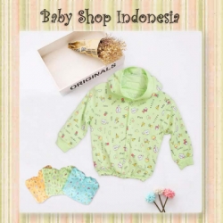 large Jaket Bayi Piteku Cat hijau